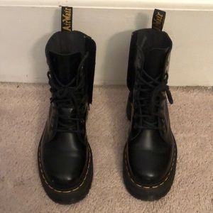 Doc Martens platform shoes